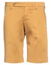 Entre Amis Man Shorts & Bermuda Shorts Marigold Size 29 Cotton, Elastane In Yellow