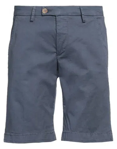 Entre Amis Man Shorts & Bermuda Shorts Navy Size 31 Cotton, Elastane