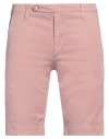 Entre Amis Man Shorts & Bermuda Shorts Pink Size 32 Cotton, Elastane In Pink