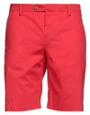 Entre Amis Man Shorts & Bermuda Shorts Red Size 29 Cotton