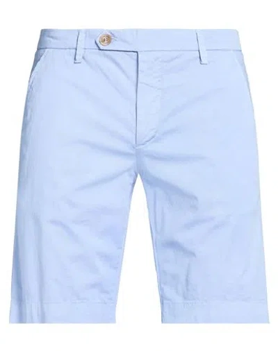 Entre Amis Man Shorts & Bermuda Shorts Sky Blue Size 33 Cotton, Elastane