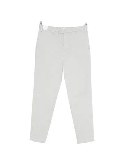 Entre Amis Nilo Belt-loops Trousers In White