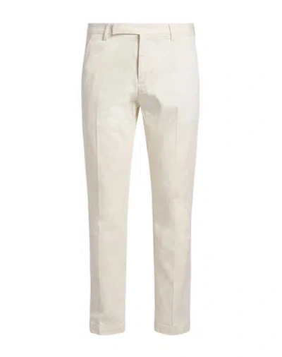 Entre Amis O' Mast Man Pants Off White Size 38 Cotton, Elastane