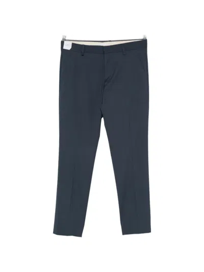 Entre Amis Senna Belt-loops Trousers In Blue