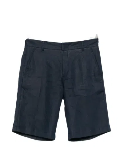 Entre Amis Tk Belt-loops Bermuda Shorts In Blue