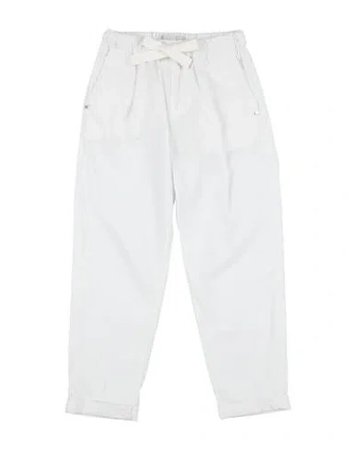 Entre Amis Babies'  Toddler Boy Pants White Size 3 Cotton, Polyamide, Elastane