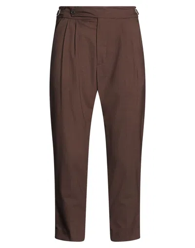 Entre Amis Trouser In Dark Brown