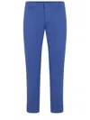 Entre Amis Trousers In Blu Cobalto