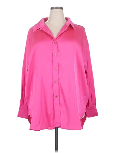 Entro 3/4 Sleeve Blouse In Pink