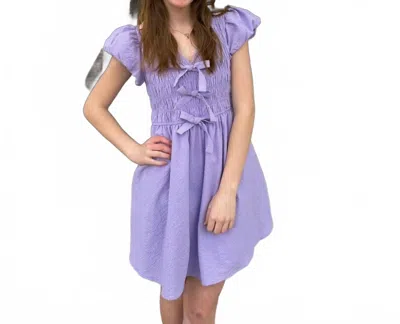 Entro Adrianna Dress In Lavender In Purple