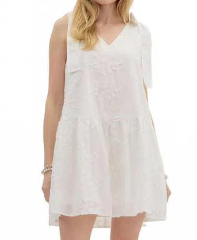 Entro Ansley Dress In White
