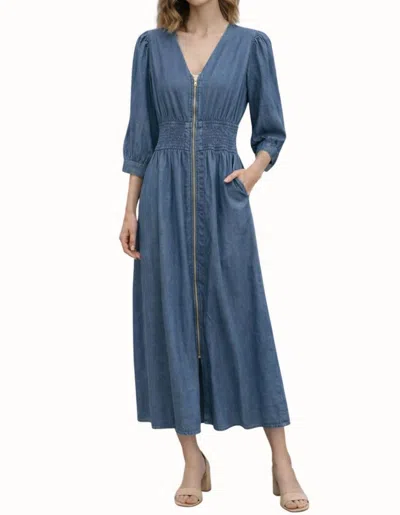 Entro Antonella Dress In Blue