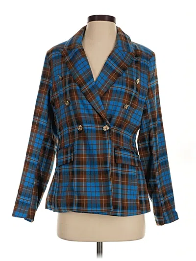 Pre-owned Entro Blazer Jacket In Blue
