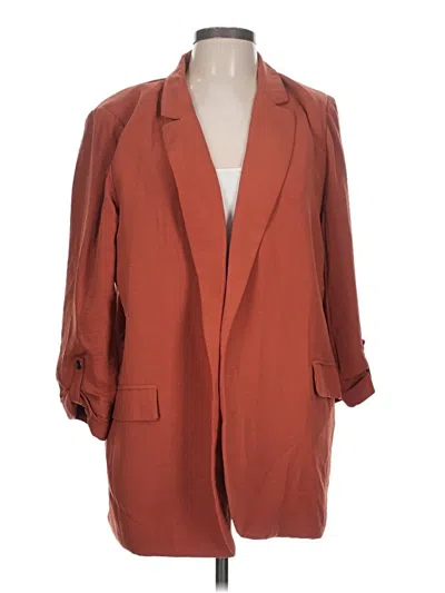 Pre-owned Entro Blazer Jacket In Orange