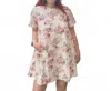 Entro Blooming Meadow Lace Shift Dress In Multicolor In Multi