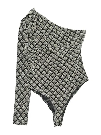 Pre-owned Entro Bodysuit In Gray