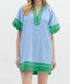 Entro Club Mini Dress In Blue In Blue