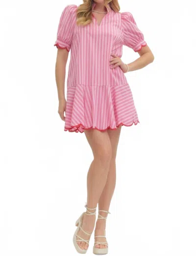 Entro Cabana Dress In Pink