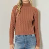 ENTRO CABLE KNIT TURTLENECK SWEATER