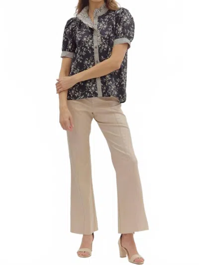 Entro Canby Top In Black