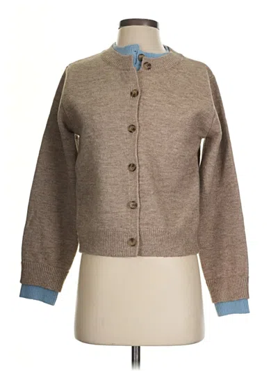 Pre-owned Entro Cardigan Sweater In Brown