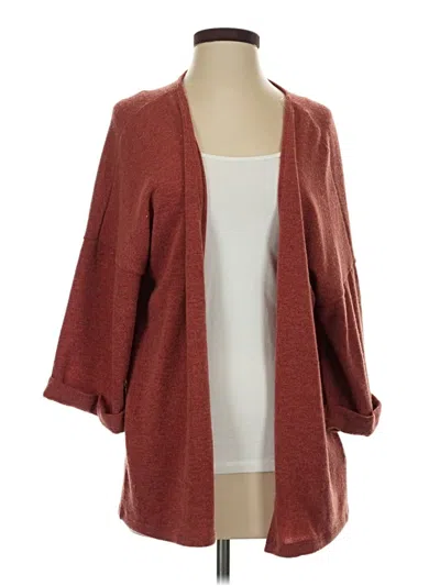 Pre-owned Entro Cardigan Sweater In Burgundy