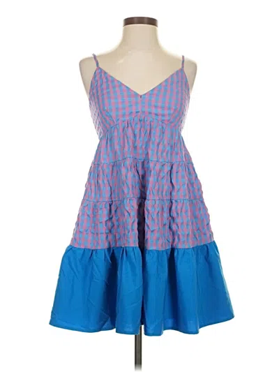 Pre-owned Entro Casual Dress In Blue
