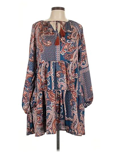 Pre-owned Entro Casual Dress In Blue