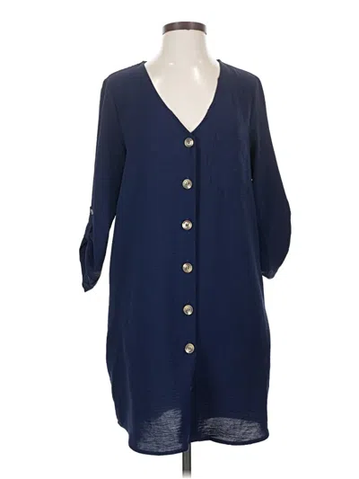 Pre-owned Entro Casual Dress In Blue