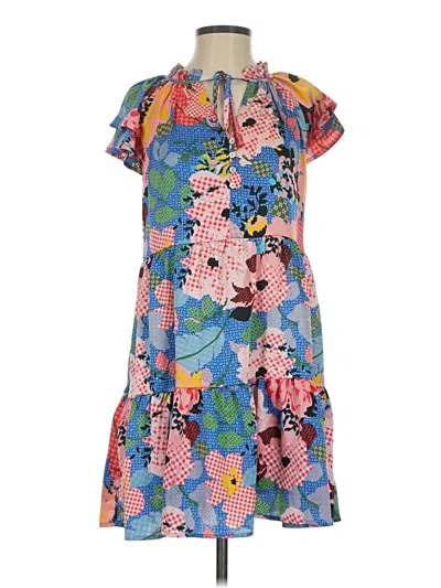 Pre-owned Entro Casual Dress In Blue