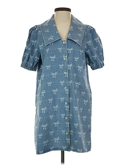 Pre-owned Entro Casual Dress In Blue