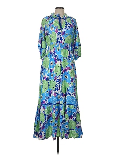 Pre-owned Entro Casual Dress In Blue