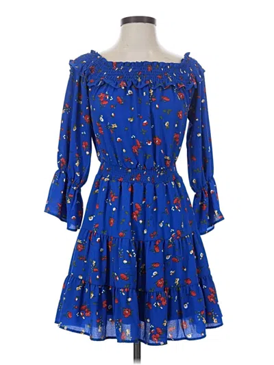 Pre-owned Entro Casual Dress In Blue