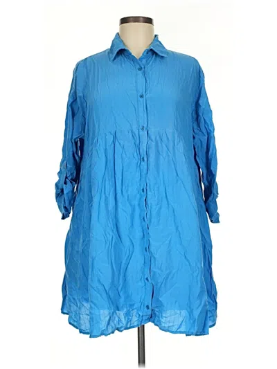 Pre-owned Entro Casual Dress In Blue