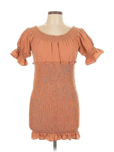 Pre-owned Entro Casual Dress In Brown