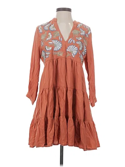 Pre-owned Entro Casual Dress In Brown