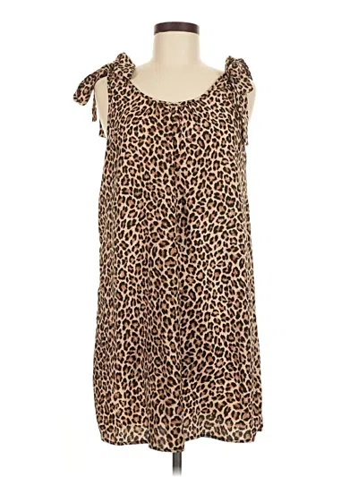 Pre-owned Entro Casual Dress In Brown