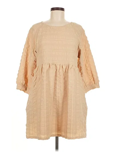 Pre-owned Entro Casual Dress In Brown