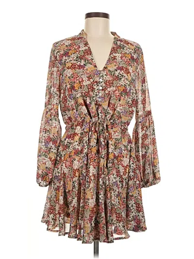 Pre-owned Entro Casual Dress In Brown