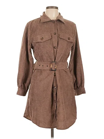 Entro Casual Dress In Brown