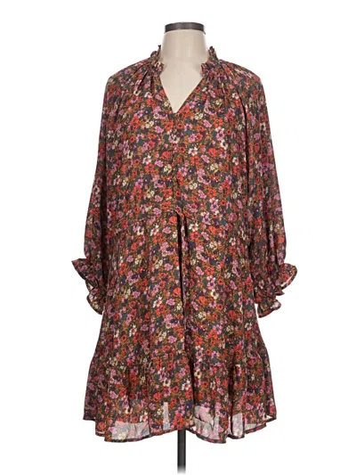 Pre-owned Entro Casual Dress In Brown