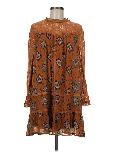 Pre-owned Entro Casual Dress In Brown