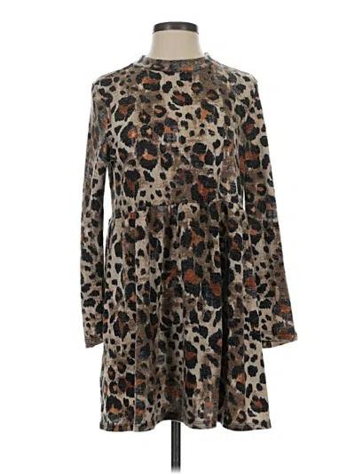 Pre-owned Entro Casual Dress In Brown