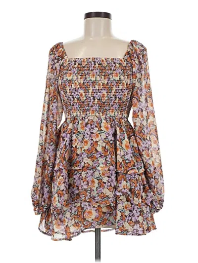 Pre-owned Entro Casual Dress In Brown