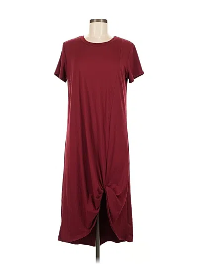 Pre-owned Entro Casual Dress In Burgundy