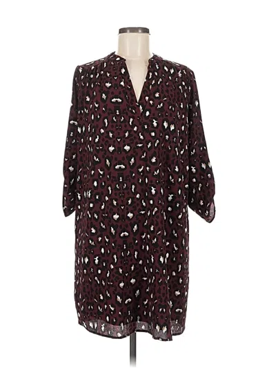 Pre-owned Entro Casual Dress In Burgundy