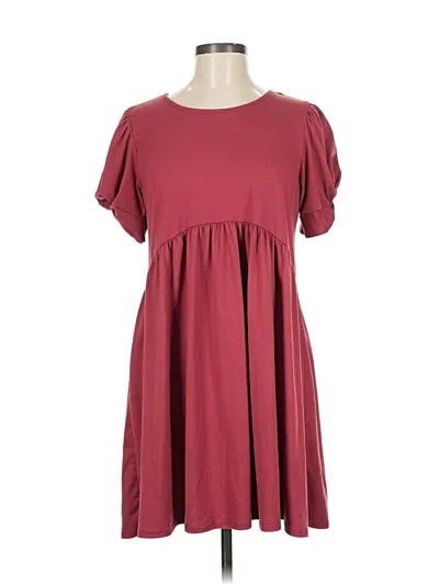 Pre-owned Entro Casual Dress In Burgundy
