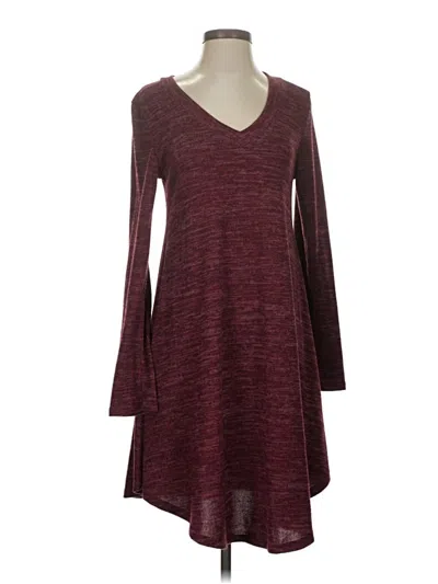 Pre-owned Entro Casual Dress In Burgundy