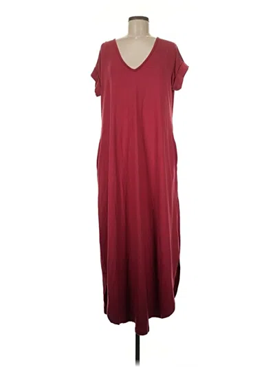 Pre-owned Entro Casual Dress In Burgundy