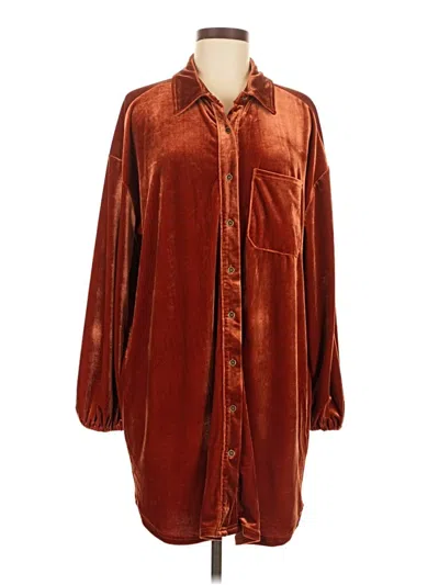 Pre-owned Entro Casual Dress In Burgundy